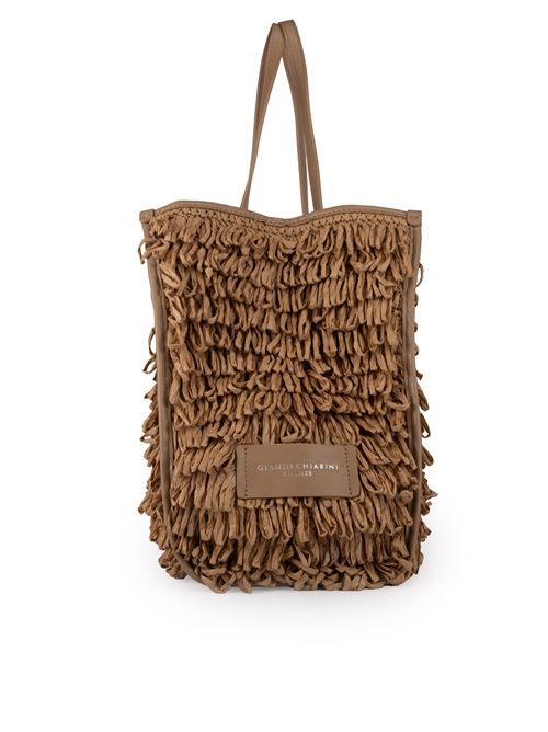 Borsa Marcella in rafia Naturale GIANNI CHIARINI | BS 10680 SUMCRAZYNATURALE